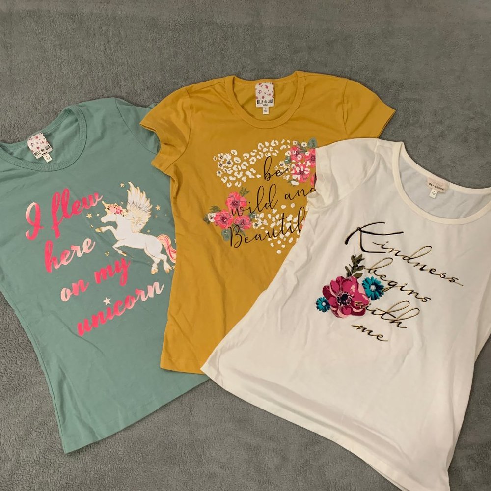 BUNDLE of 3 Kids Girls Shirts